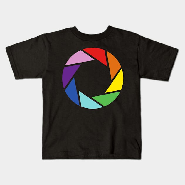 LGBTQQI2SPAAperture Kids T-Shirt by philliopublius